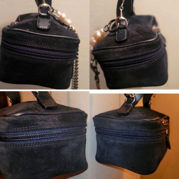 Gucci Horsebit Suede Animalier Vanity Train Case Shoulder Toiletry Mini Handbag - Picture 11 of 16